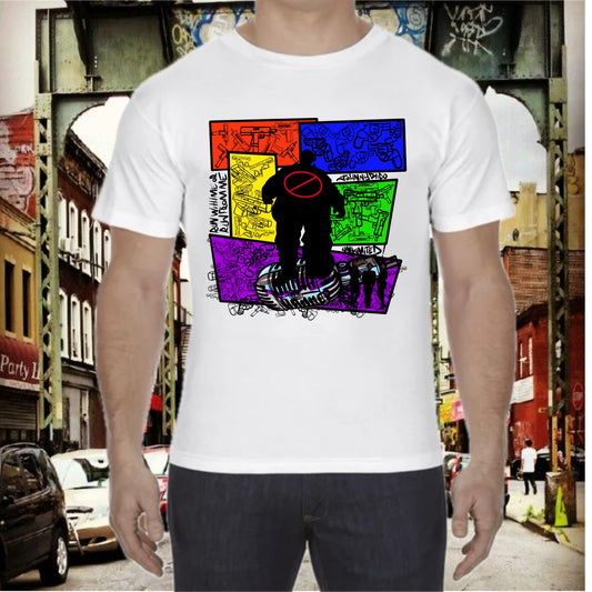 Unisex short sleeve graphic T